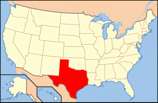 Map Of Usa Tx1