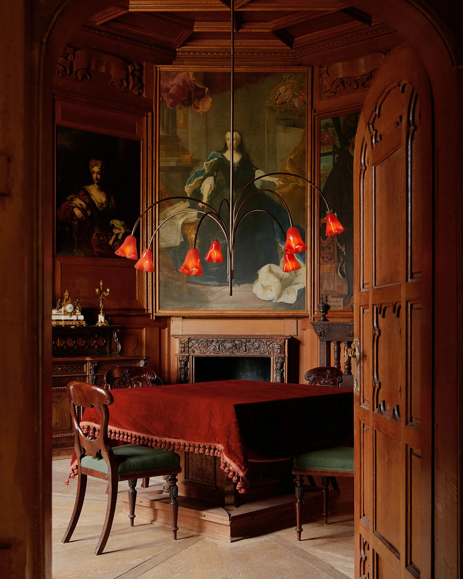 The Flora collection installed at Schloss Hollenegg, as seen in AD Photo: William Jess Laird